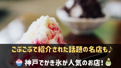 神戸のかき氷人気ランキング7選 ごぶごぶで紹介された話題の名店も 神戸lovers