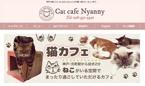 cat cafe Nyanny 神戸店