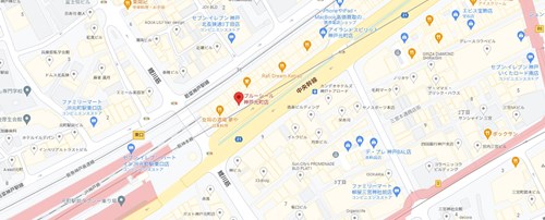 ブルーシール 神戸元町店のアクセス情報