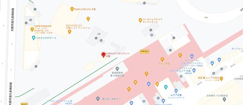 ガリゲット 大阪店のアクセス情報