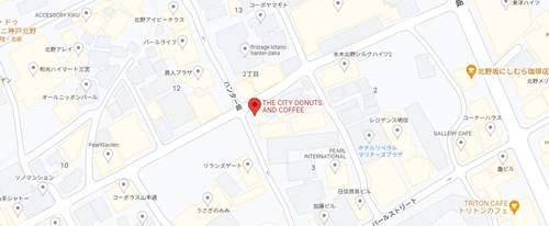 THE CITY DONUTS AND COFFEEのアクセス情報